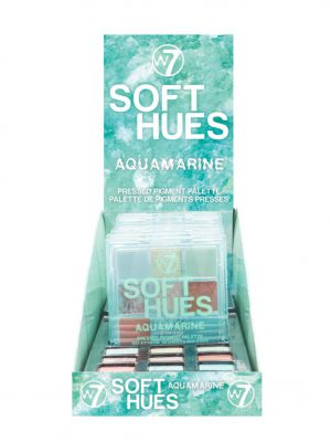 W7 Hues Pressed pigment eyeshadow Aquamarine