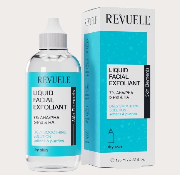 revuele liquid exfoliant dry skin
