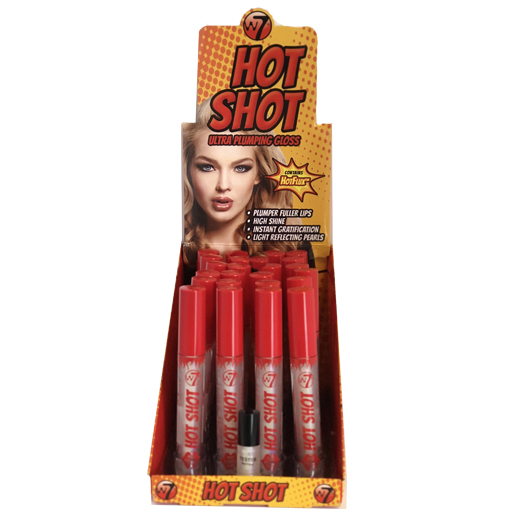 products-Hot_Shot_Display.jpg W7 Hot Shot ultra plumping gloss (24 op tray)