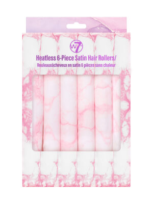 W7 Heatless 6pcs Satin Hair Rollers