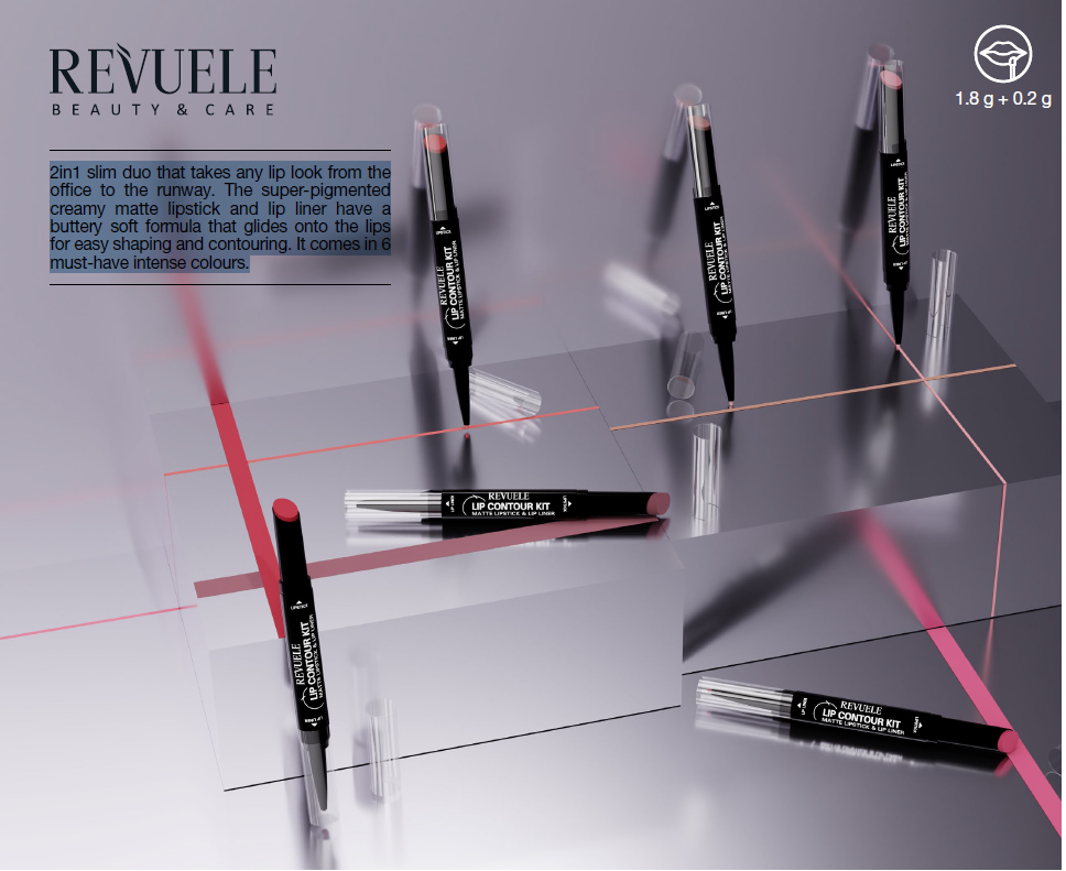matte lipstick & lip liner