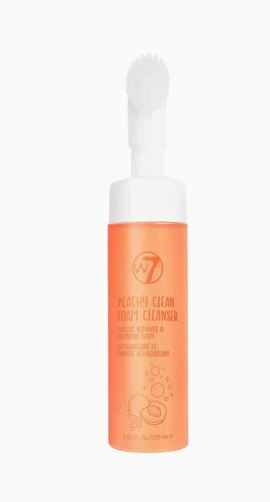 w7 peachy clean foam cleanser