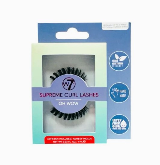 W7 supreme curl lashes oh wow