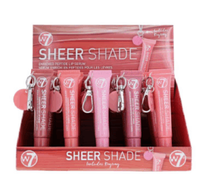 W7 Sheer Shade Enriched Peptide Lip Serum Key Ring (30)