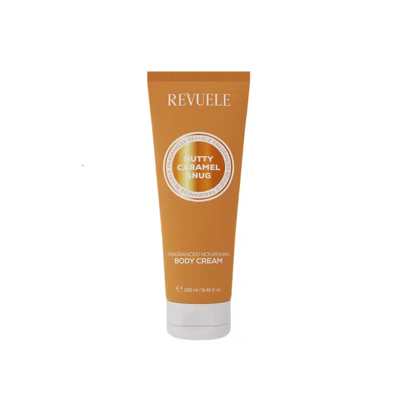 Revuele Fragranced Nourishing Body Cream Nutty Caramel Snug