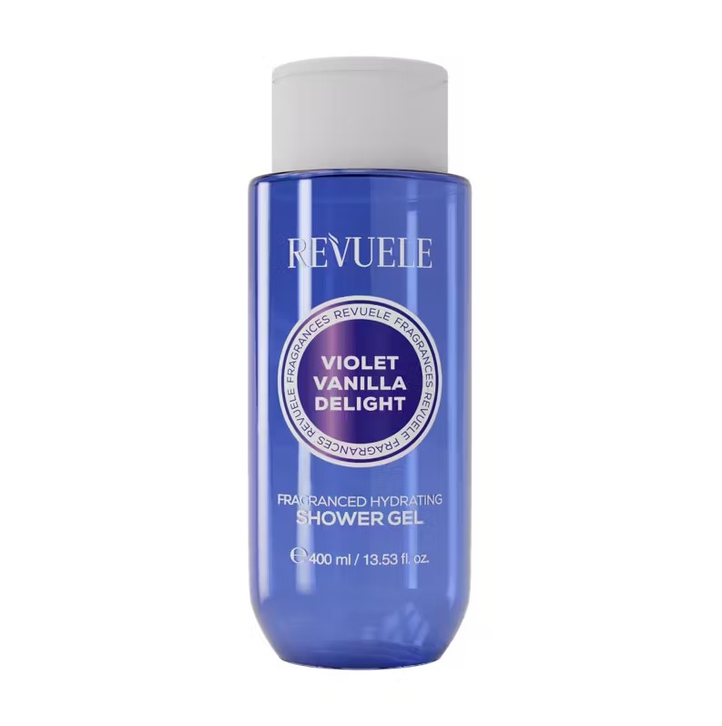 Revuele fragranced hydrating shower gel violet vanilla delight