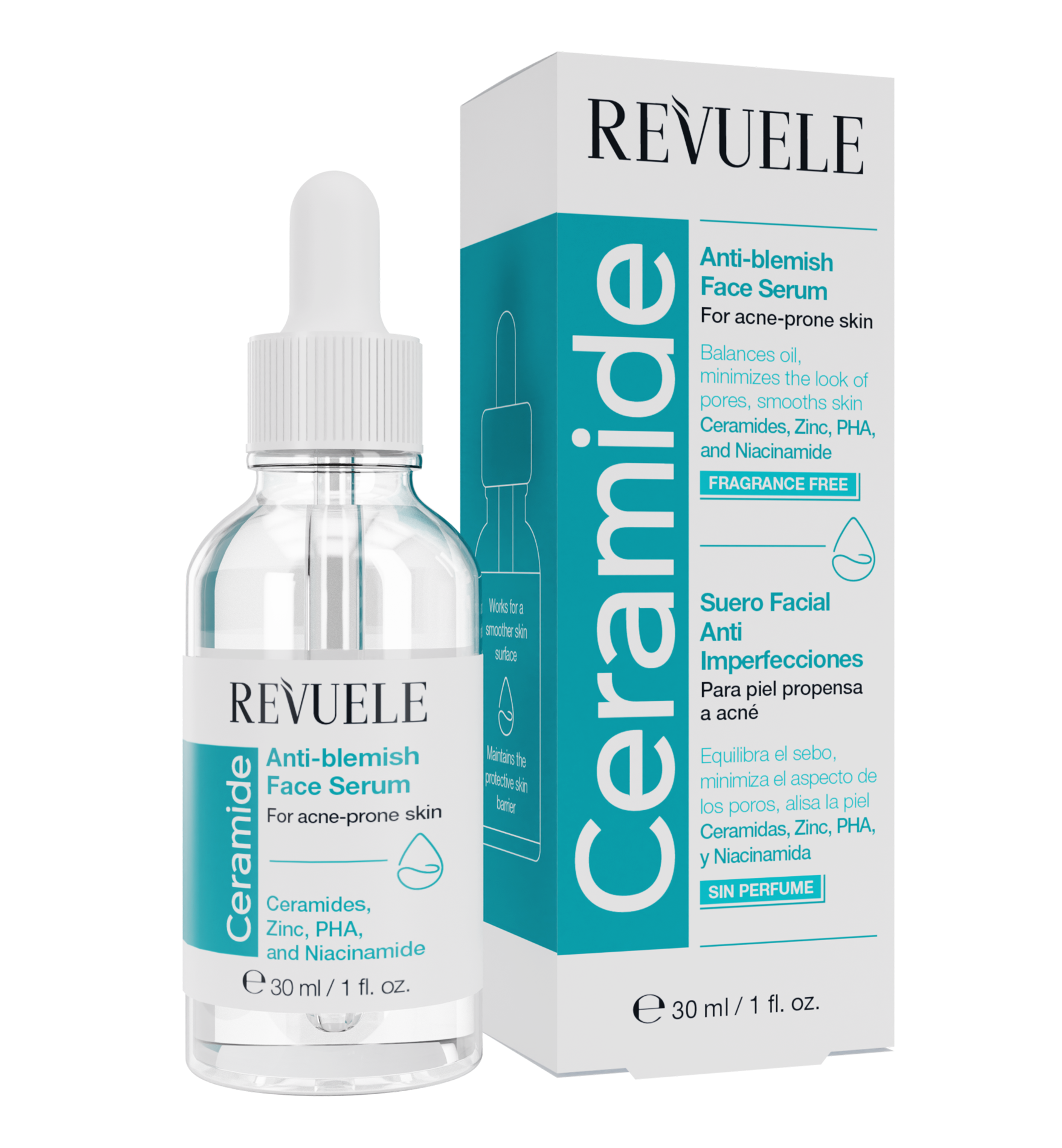 REVUELE CERAMIDE ANTI-BLEMISH FACE SERUM