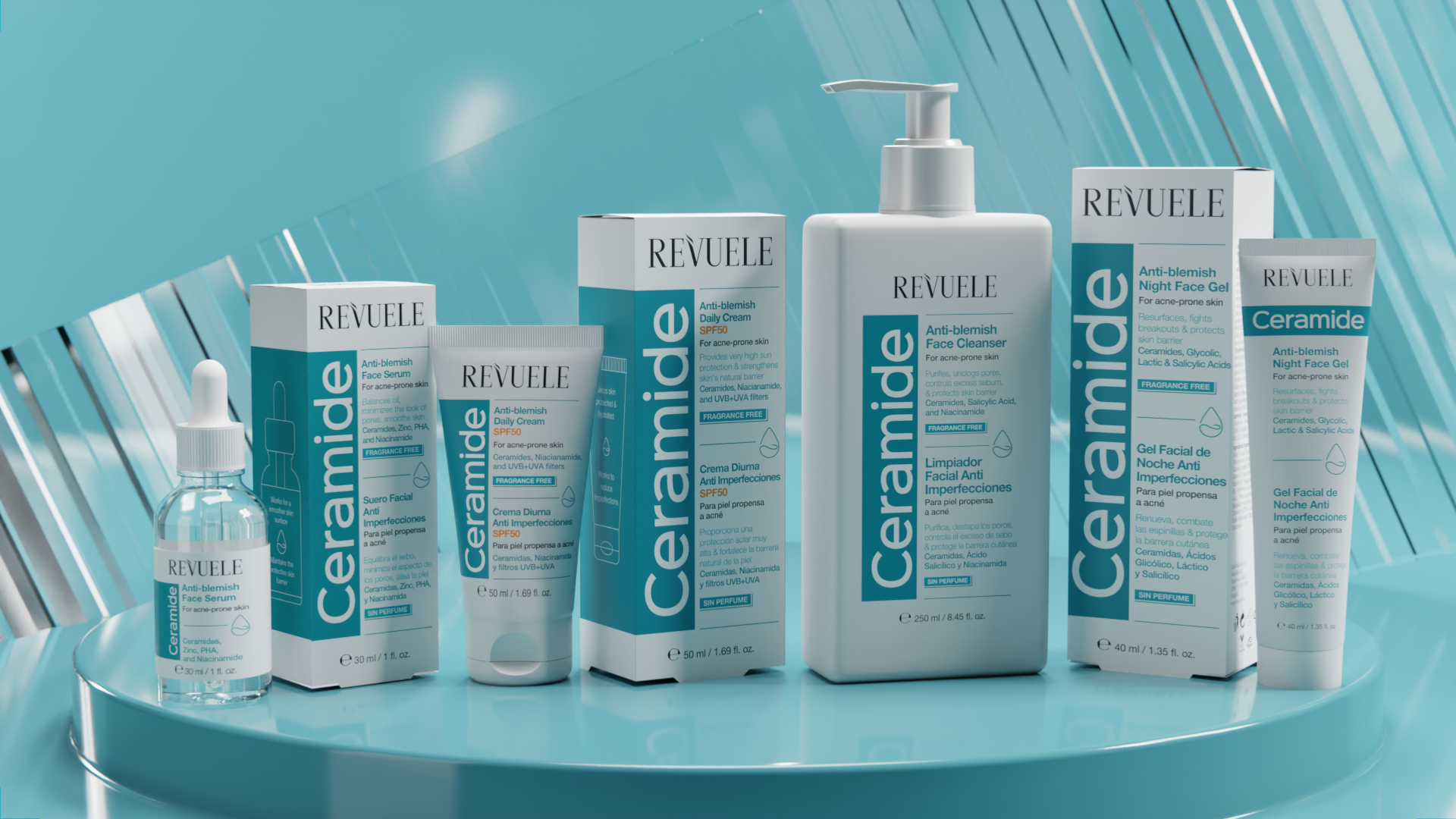 REVUELE CERAMIDE ANTI-BLEMISH VISION + SERUM