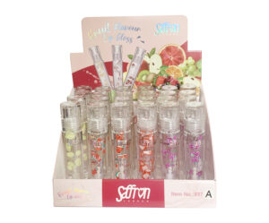 Saffron Fruity Flavour Lip Gloss - Tray A (24)