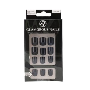 W7 Glamorous Nails - Jet Black (12)