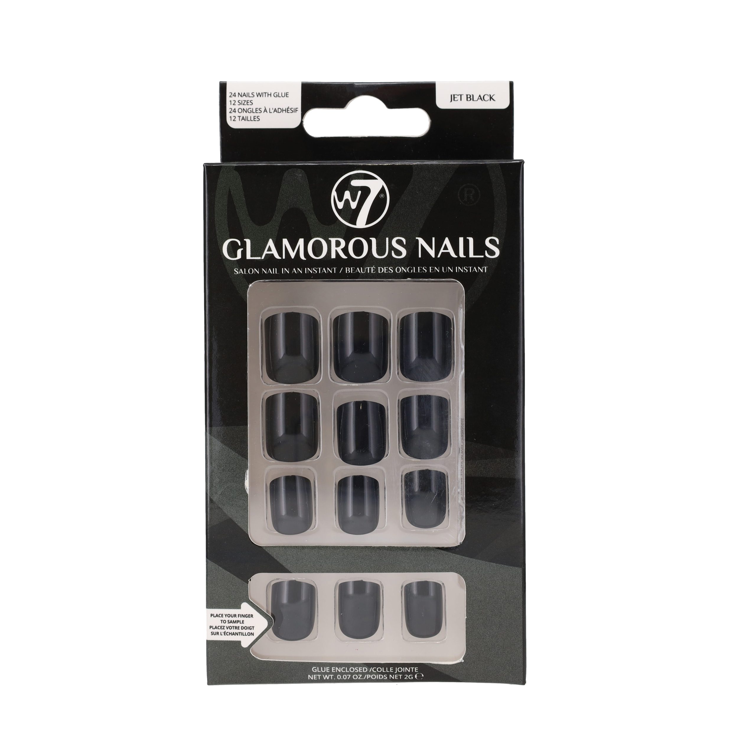 Glamorous Nails Jet Black 1