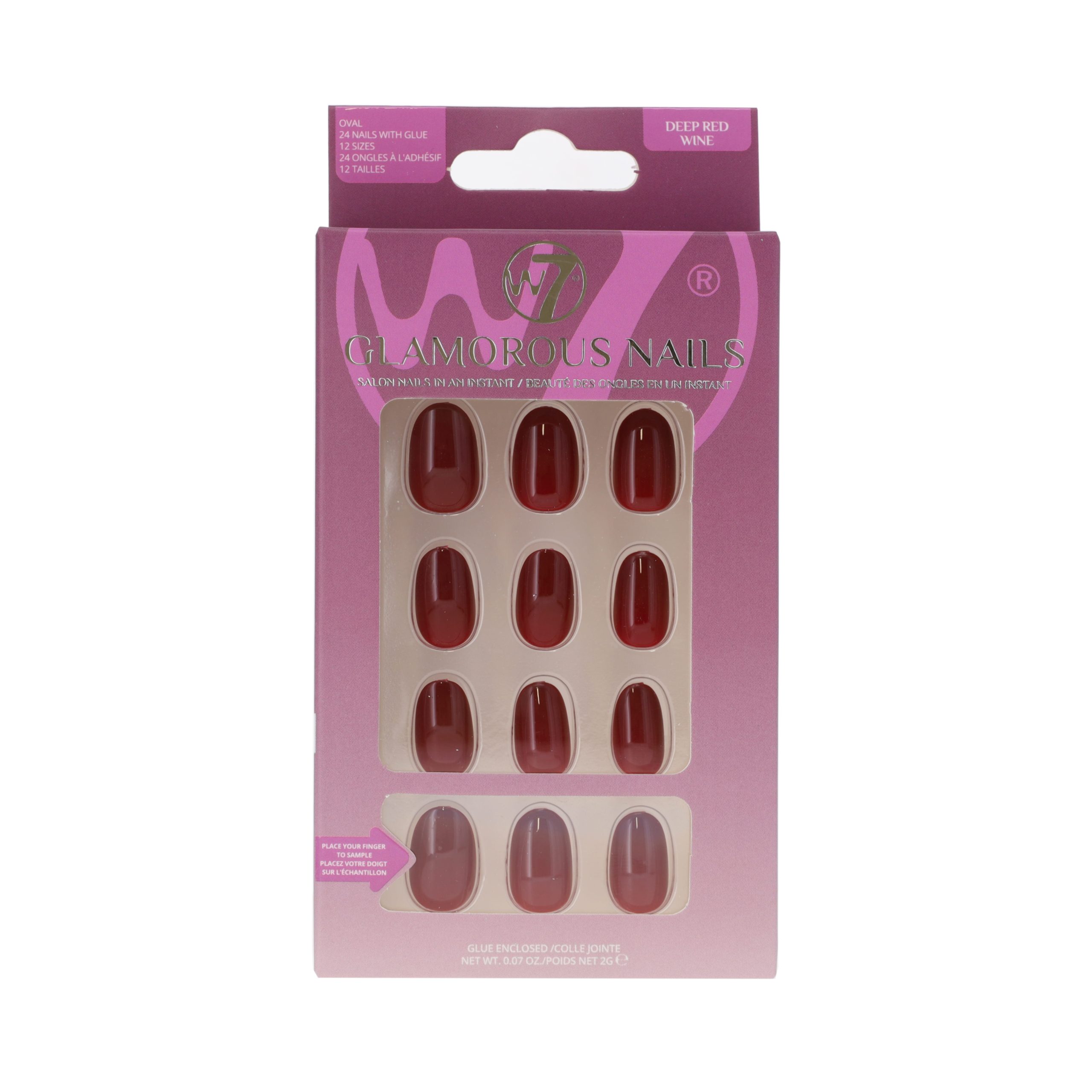 Glamourous Nails-Deep Red Wine_01