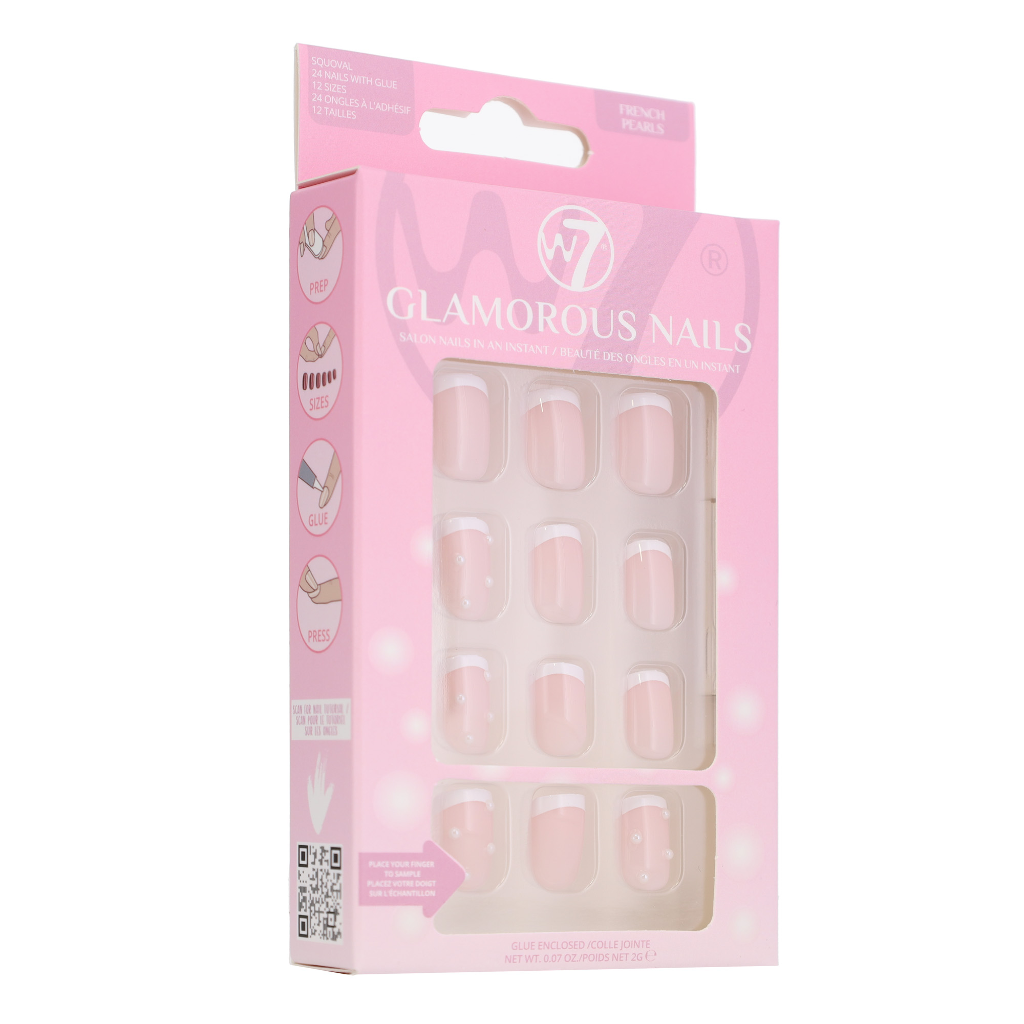 Glamourous Nails French Pearls Side