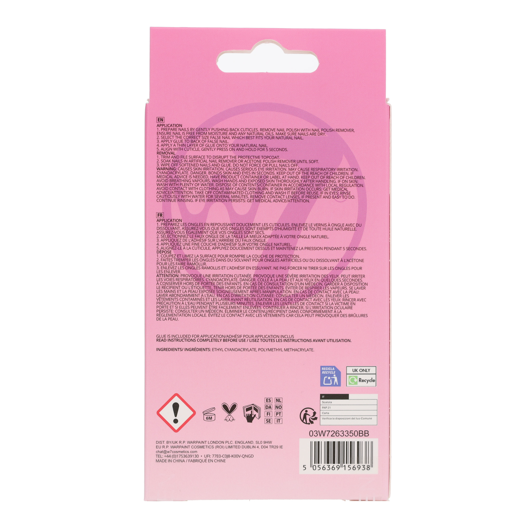 Glamourous Nails Soft Bow Back