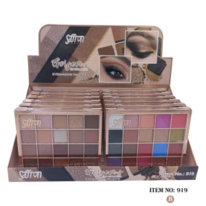 Saffron Gorgeous 20 Colours Eyeshadow Palette - Tray B (12)
