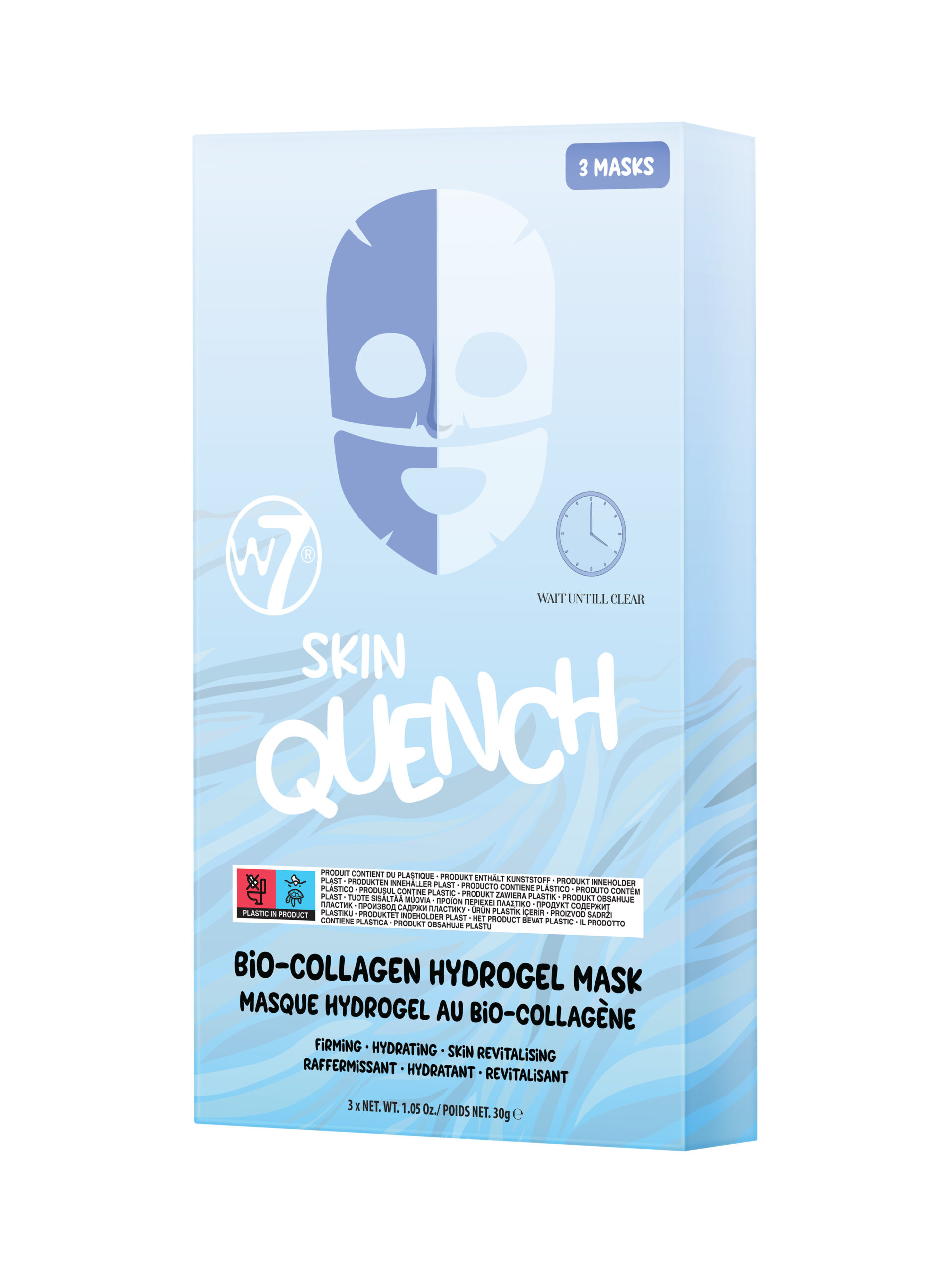 Skin Quench Bio Collagen Hydrogel Mask 3 Masks Side