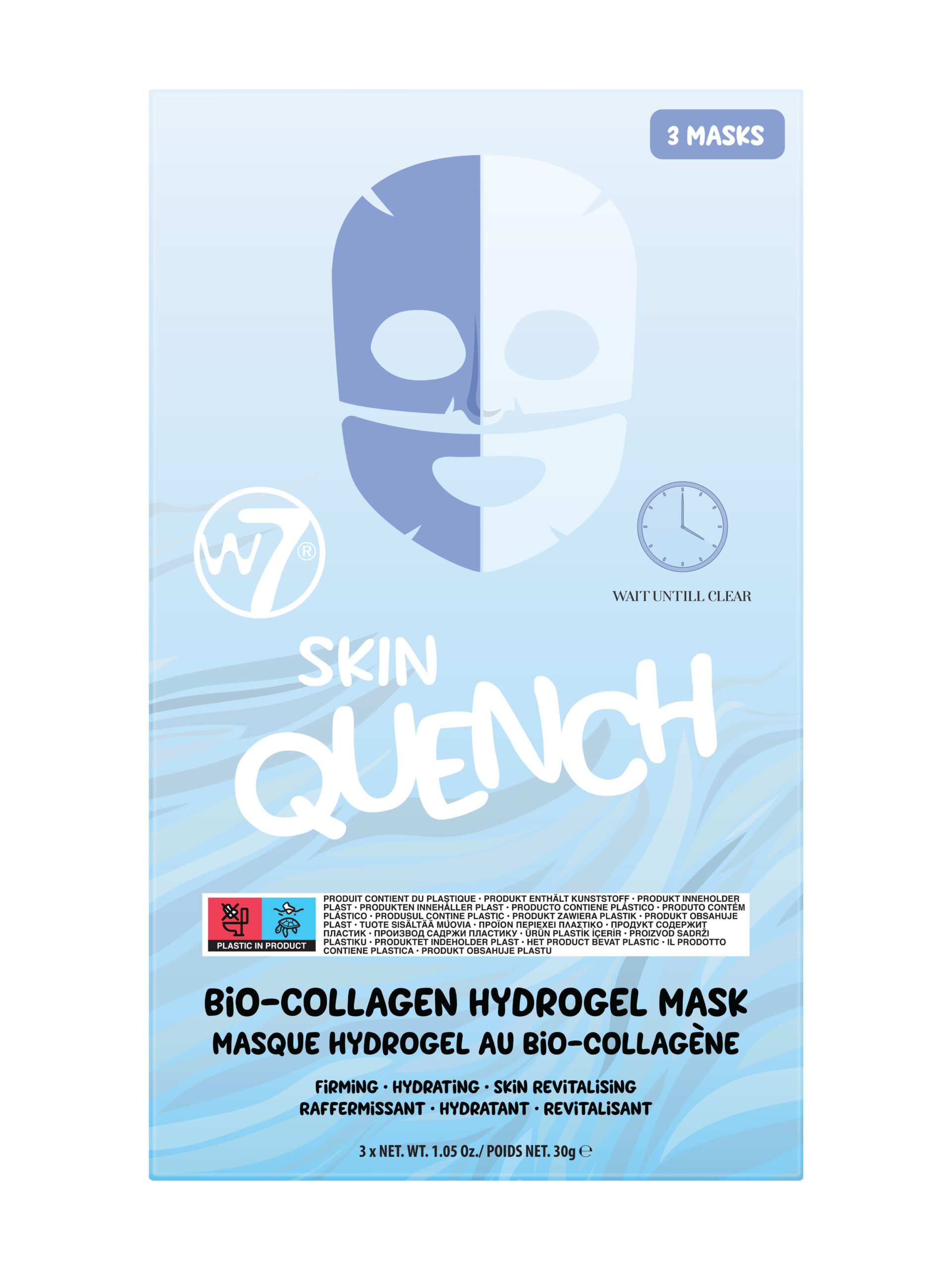 Skin Quench Bio Collagen Hydrogel Mask 3 Masks