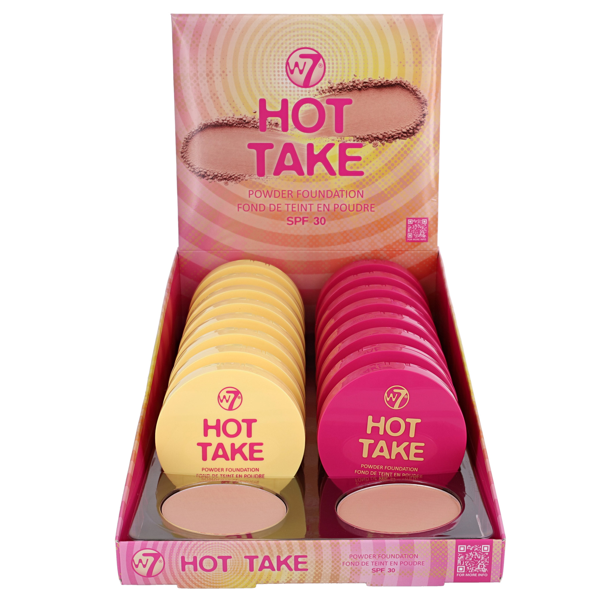 Hot Take Powder Foundation Display